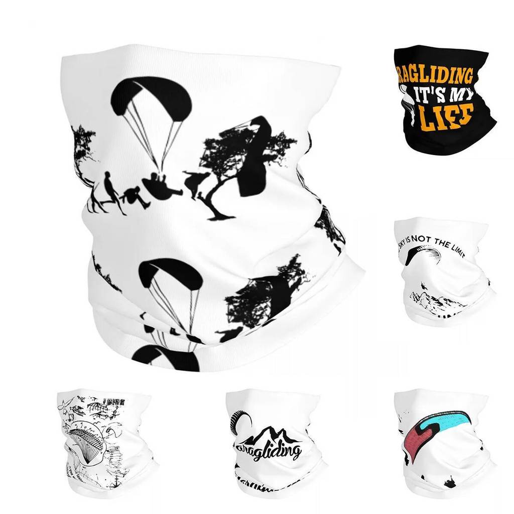 Paragliding Evolution Bandana คอพิมพ์ Paraglider ตลกหน้ากากผ้าพันคอมัลติฟังก์ชั่ Balaclava ขี่จักรยา
