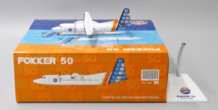 พร้อมสต็อก JC Wings Fokker Original Factory FK50 PH-OSI 1: 200 LH2216 รุ่นโลหะผสม Limited Edition รถ