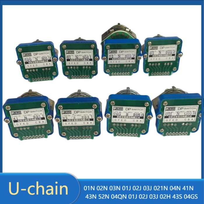 U-chain 01N 02N 03N 01J 02J 03J 021N 02H 41N 43N 52N 04QN 43S 04GS 04N Digital Encode Band Switch P