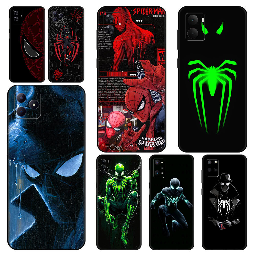 Spider-Man ประณีต cool ^WX-9 สําหรับ Realme GT neo 3T P1 C85 C75x C71 15X GT2 Pro ความเข้ากันได้ TPU