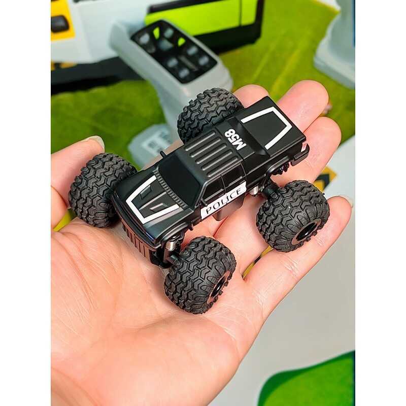 LDARC LDARC M58 1/58 RC รีโมทคอนโทรลรถ Mini Mini Big Foot รถเดสก์ท็อปรถปีนเขาจําลองรุ่น