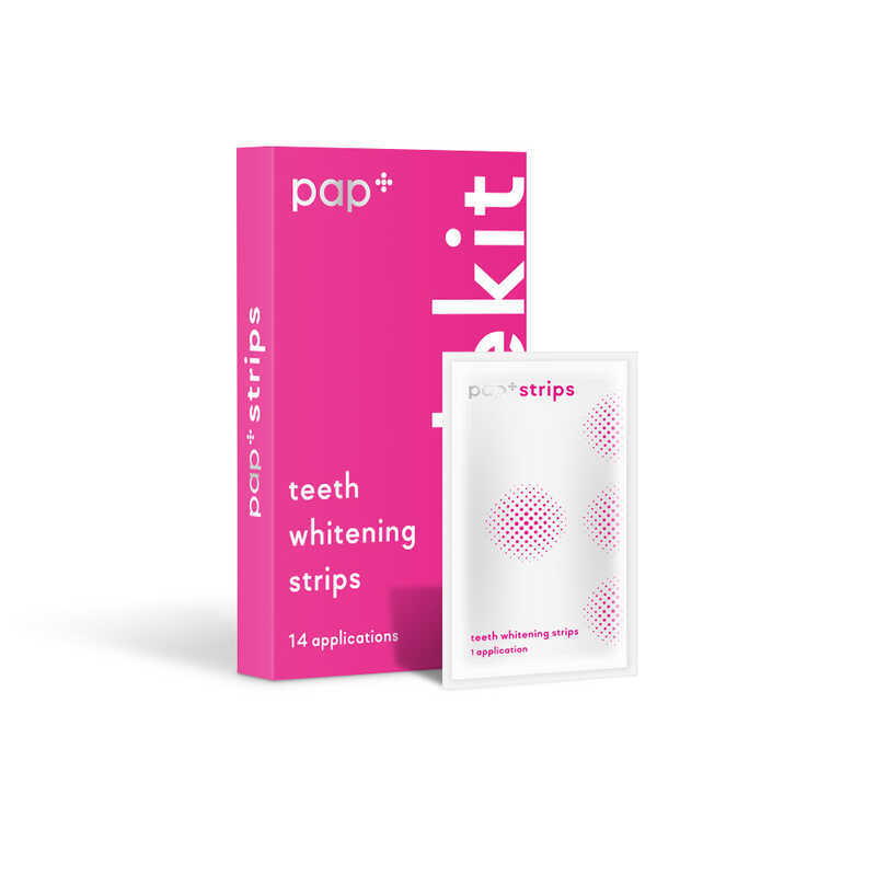 PAP+Whitening Strips แถบฟอกสีฟัน
