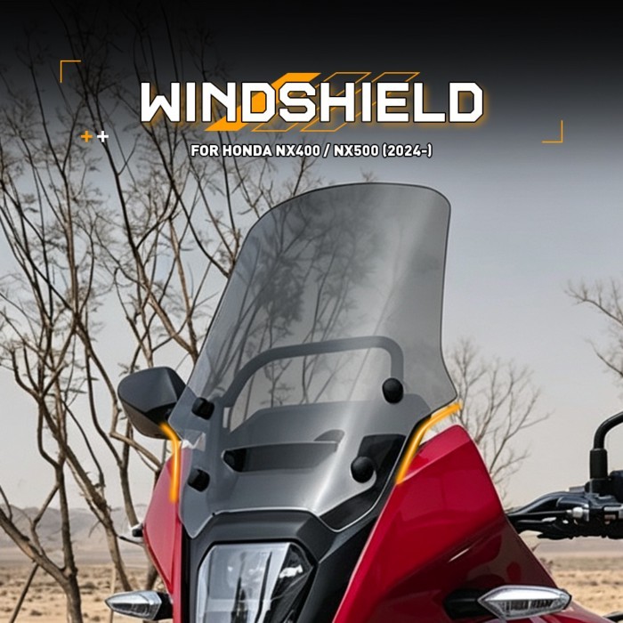 For Honda NX500 NX400 NX 500 NX 400 2024 2025+ Motorcycle NX 500 Heighten Windscreen Windshield Win