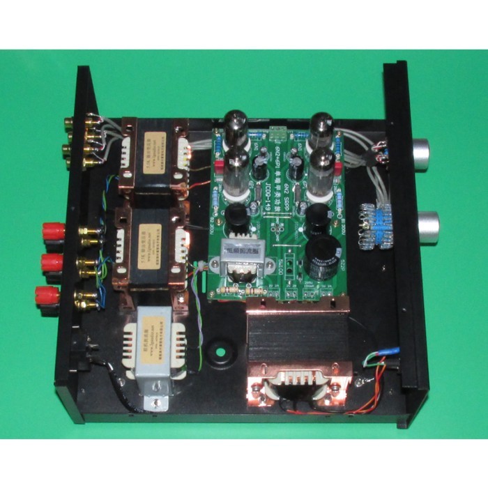 6N1 SRPP + 6P14 3WX2, 5.5K single-end type A stereo tube amplifier amplifier, pure sound and low no