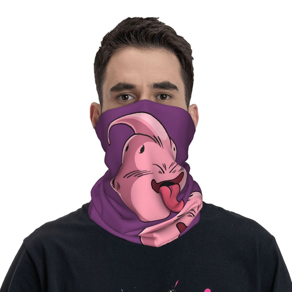 Custom Majin Buu มังงะการ์ตูนผ้าพันคอคอ Gaiter UV Protection Face ผ้าพันคอผู้หญิงผู้ชายคลาสสิก Headw
