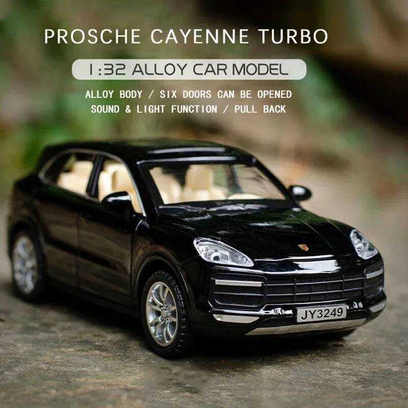 C Diecast 1:32 Porsche Cayenne Turbos Simulation Alloy Model Cars Metal Vehicles Miniature For Chil