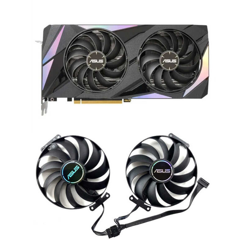 ASUS ASUS RTX3060 3060ti LHR 12GB MEGALODON MEGALODON พัดลมระบายความร้อนการ์ดกราฟิก