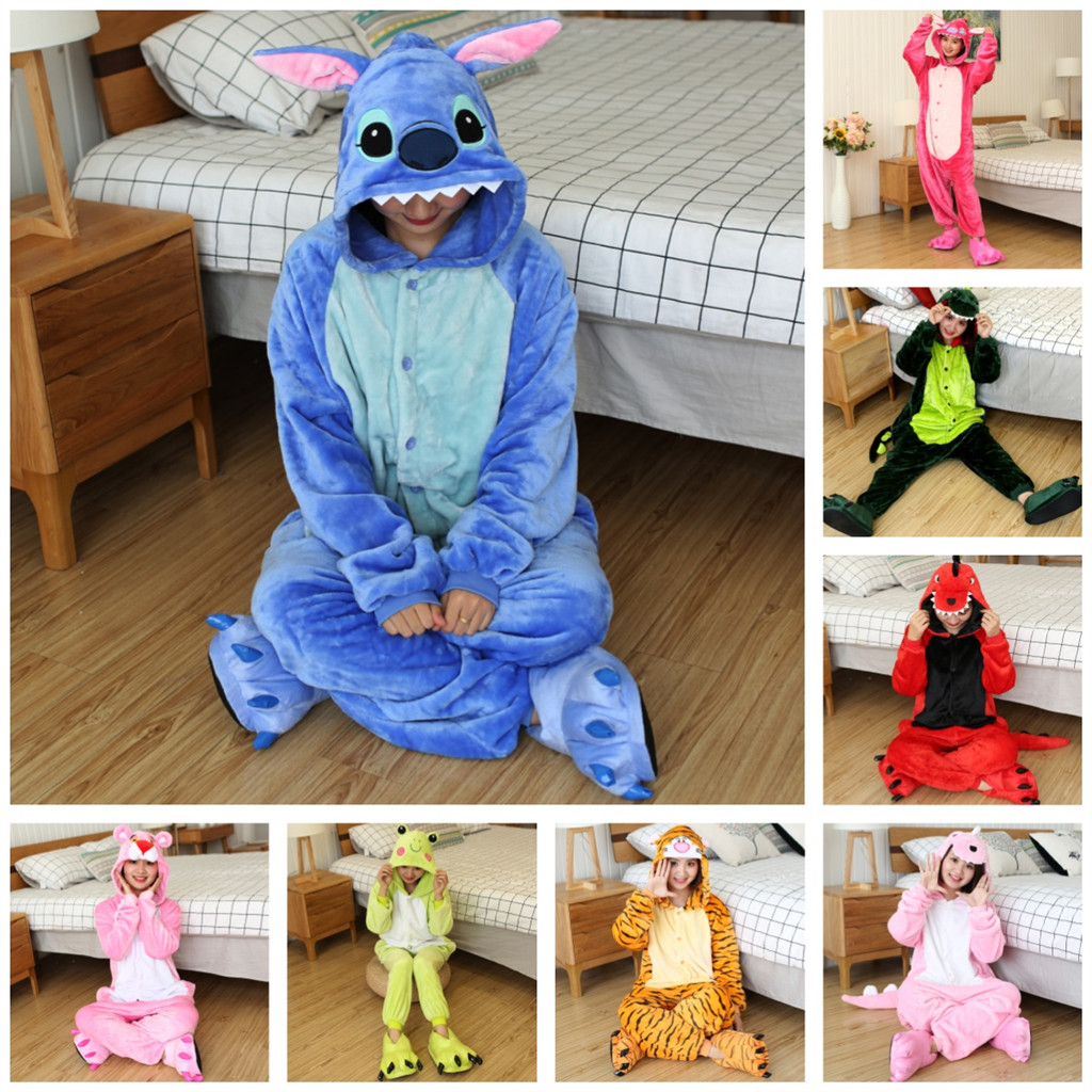 ชุดนอน Onepiece Kigurumi สำหรับผู้ใหญ่ ชายและหญิง พร้อมฮู้ดน่ารัก ในธีมการ์ตูนและอนิเมะ พอดีสวมใส่ในงานฮาโลวีนและคริสต์มาส