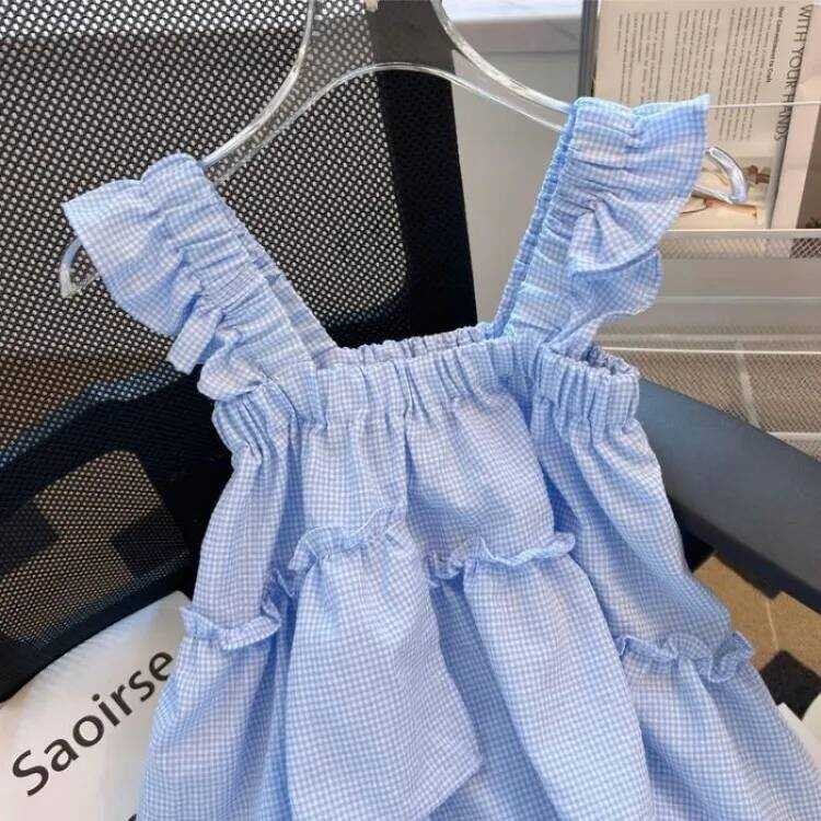 ▥ Sweet Rufflesบินแขนเสื้อสําหรับผู้หญิง2025ฤดูร้อนหลวมcamisole Tops Mujer Y2kแขนกุดall-Match B