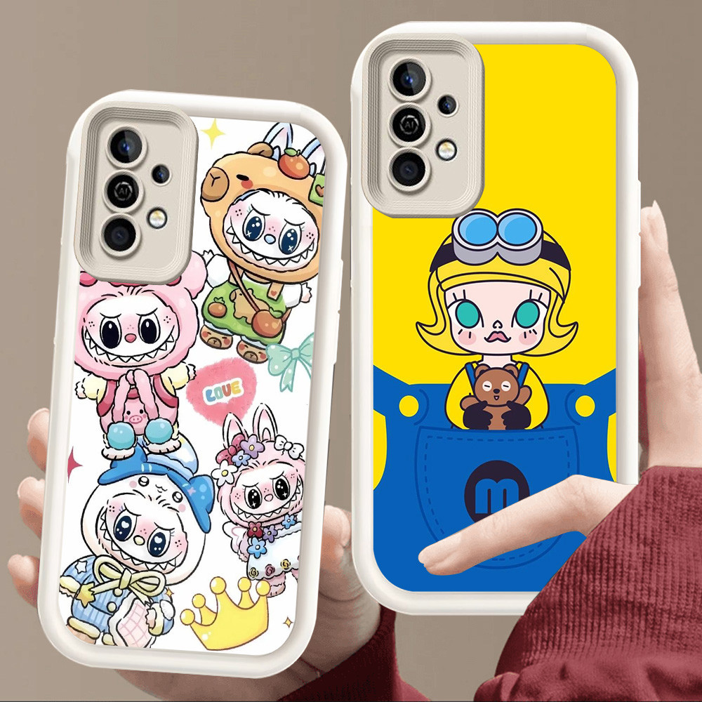 SAMSUNG สําหรับSamsung A55 A24 A34 A35 A56 A05S A36 A54 A25 A16 A04s A15 A14 S25 Ultra 5Gนุ่มสีขาวE5