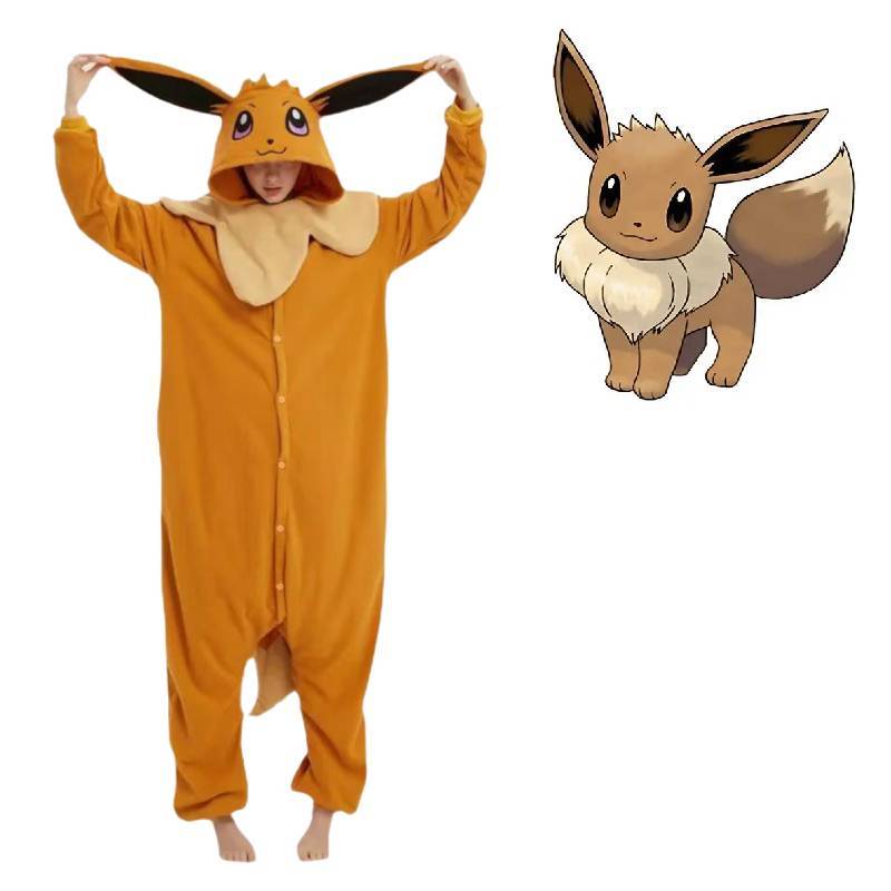 ชุดนอนสําหรับผู้ใหญ่ Eevee และวัยรุ่นด้วย Cozy สําหรับขนแกะผ่อนคลาย