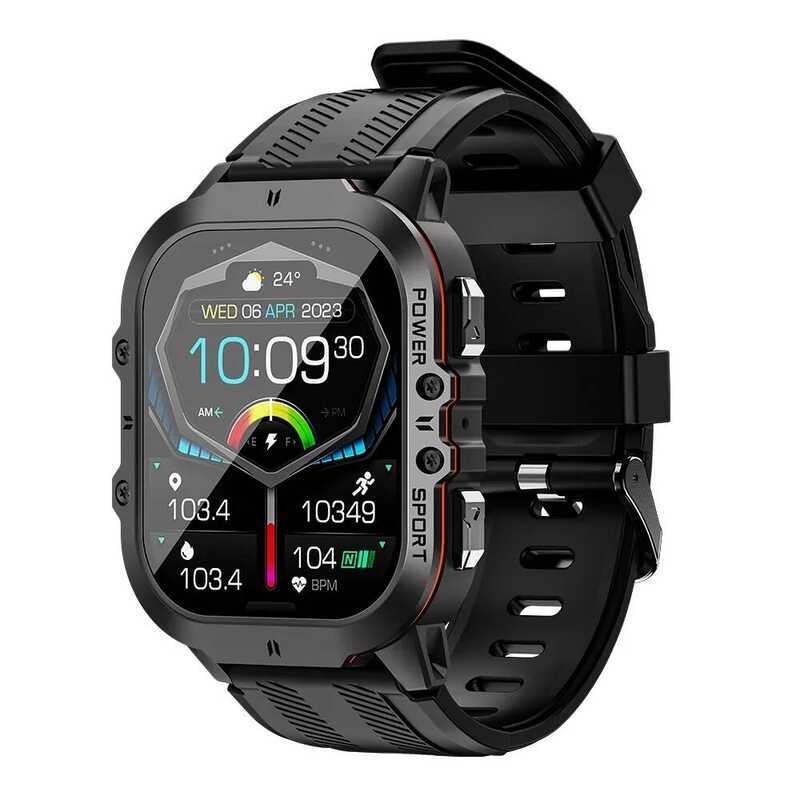 OUKITEL สมาร์ทวอทช์ BT20 Sport SmartWatch BT5.2 350mAh 1.96" จอแสดงผล AMOLED