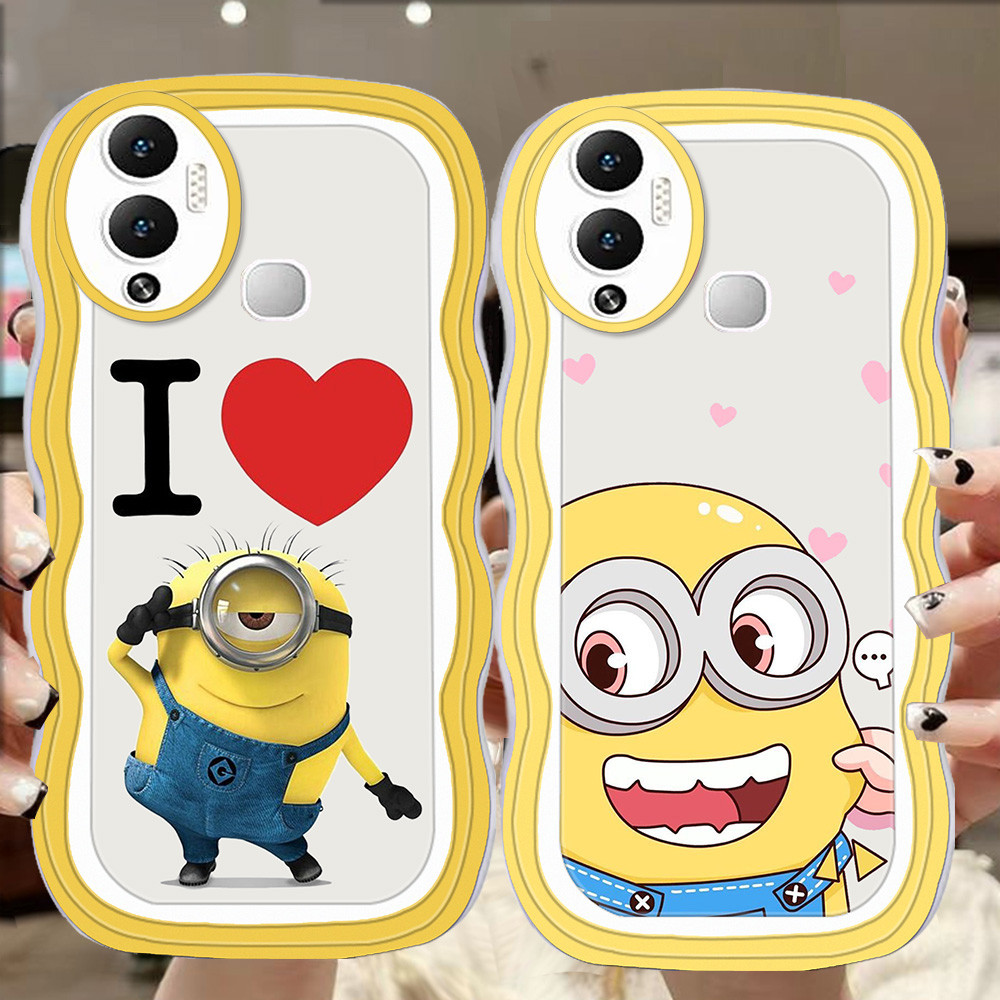 A-90 minions TPU Casing สําหรับ Infinix HOT 12i 12 Play เคสใส