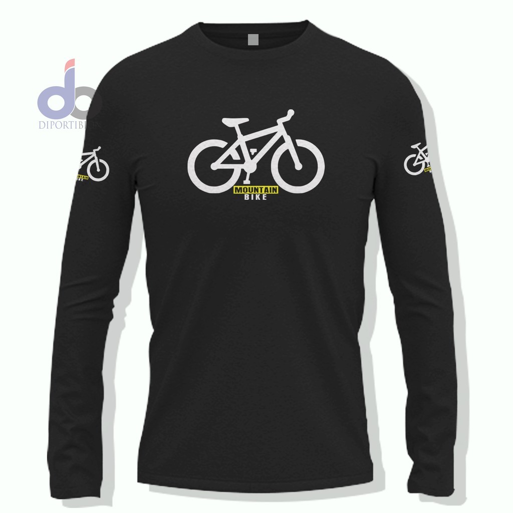 KAOS GOWES MOUNTAIN BIKE / MOUNTAIN BIKE GRAPHIC LONG SLEEVE T SHIRT / KAOS SEPEDA GUNUNG