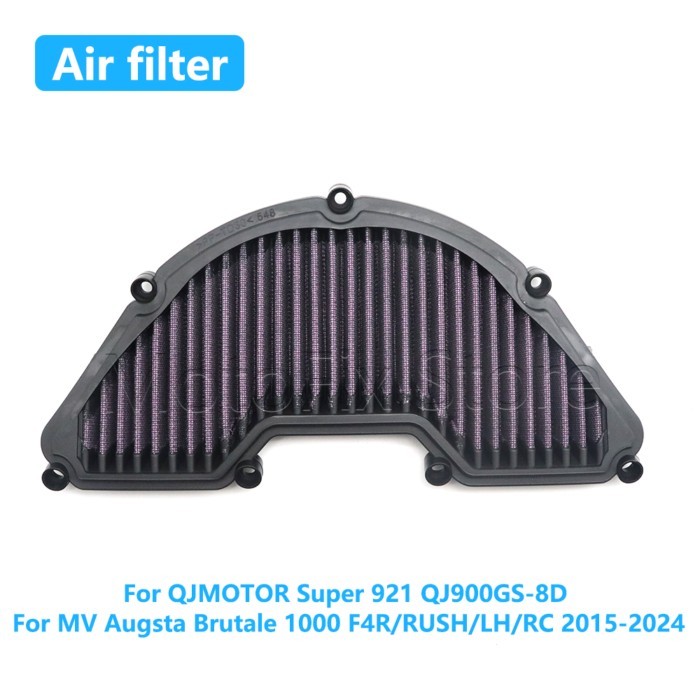 Motorcycle Air Filter Intake Cleaner Element For QJMOTOR Super 921 QJ900GS-8D For MV Augsta Brutale