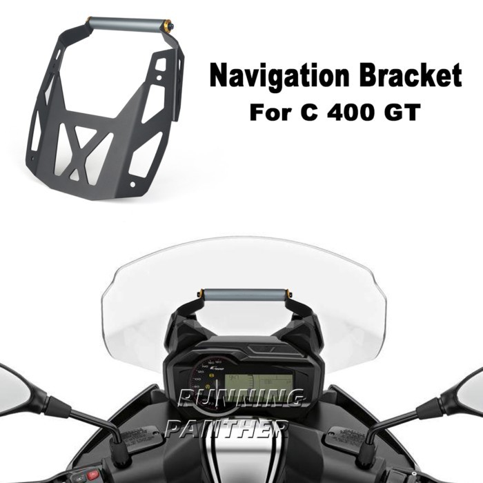 Accessories Phone Stand Windproof Seat Navigation Stand GPS Smartphone Stand For BMW C 400 GT C400