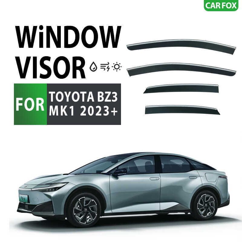 เหมาะสําหรับ TOYOTA BZ3 ที่บังแดดกันฝนแบบหน้าต่าง TOYOTA BZ3 ที่บังแดดหน้าต่าง
