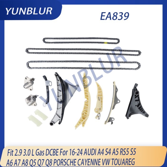 EA839 Engine Timing Chain Kit Fit 2.9 3.0 L Gas DCBE For 16-24 AUDI A4 S4 A5 RS5 S5 A6 A7 A8 Q5 Q7