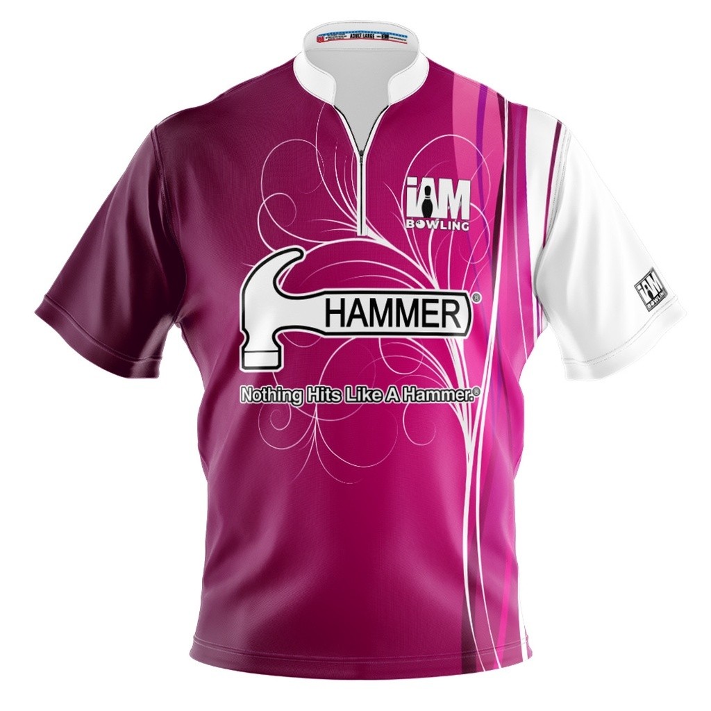 เสื้อแข่ง Hammer DS Bowling - ดีไซน์ 2104-HM 3D เสื้อโปโล