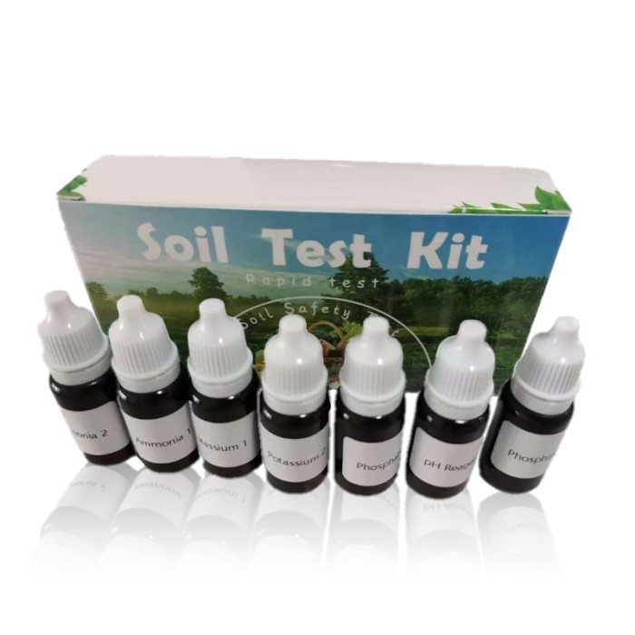 Soil Test Kit for pH Nitrogen Phosphorus Potassium Soil NPK Testing Kit Rapid Garden Soil Tester fo