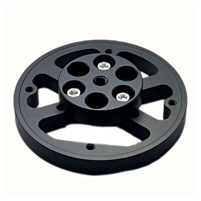 Optical Equatorial Mount Adapter Plate Black/Silver Color Randomly Supports EQ3EQ5 And Supports 3/8
