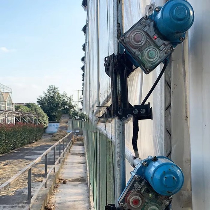 Dc24V Ventilation Curtains,100W Rolled Electric Motor, Rolled Greenhouse Plastic Film, Electric Win