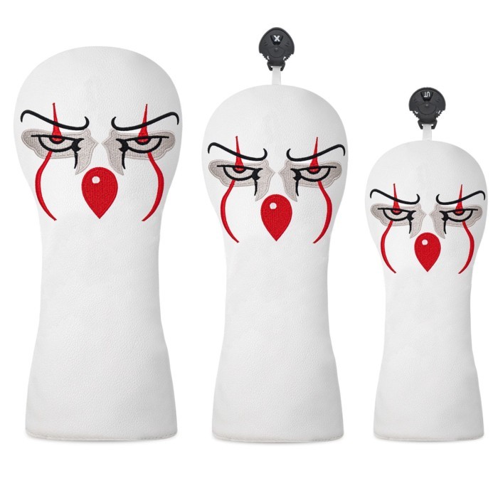 Spot Golf COVER กอล์ฟคลับป้องกันคริสต์มาส Clown ไม้ Club HEAD COVER อุปกรณ์กอล์ฟ