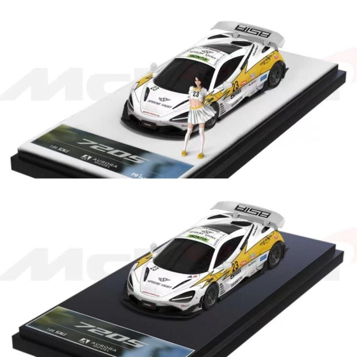 AM 1: 64 McLaren 720S Lightning Coating Alloy Car Model Aurora Model