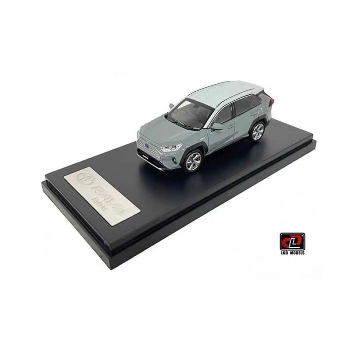 LCD 1: 64 Toyota RAV4 Cement Grey Alloy Closed Car Model
