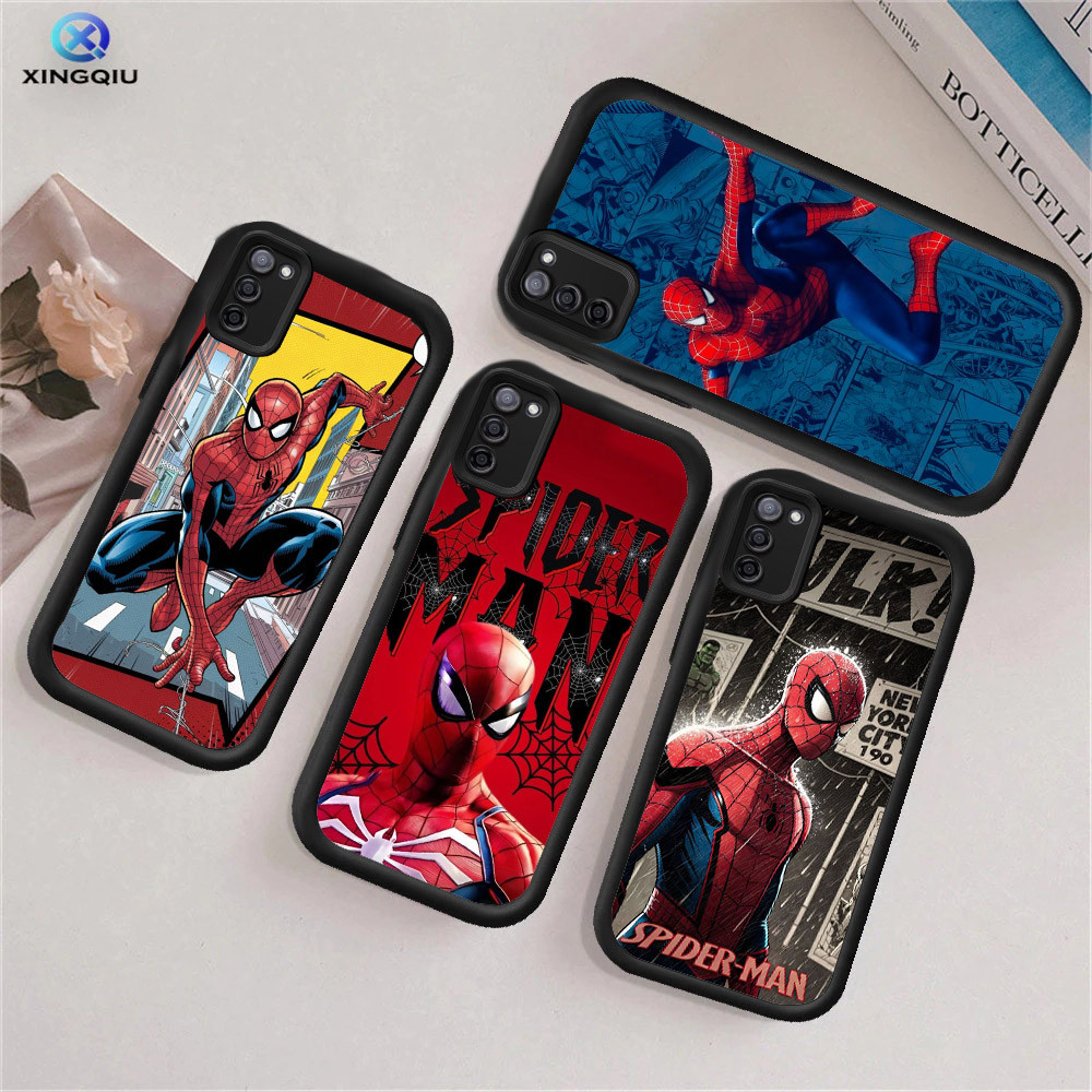 RK75 Spiderman Hp ชุบสําหรับ Samsung A73 A33 A12 A30s A7 A53 A13 Core A52S A52 A04s M02 A32 A22 A05S