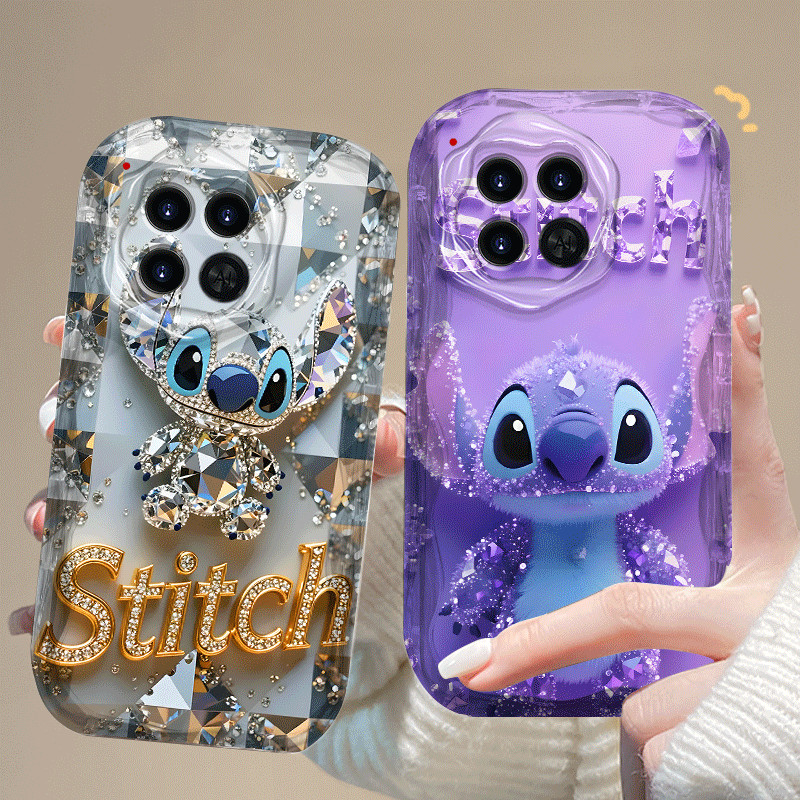 ปลอกสําหรับ TECNO Camon 30 40 Prime Pro 5G 4G CL679 หรูหราแฟชั่นน่ารัก Stitch การ์ตูน 2D ซิลิโคนนุ่ม