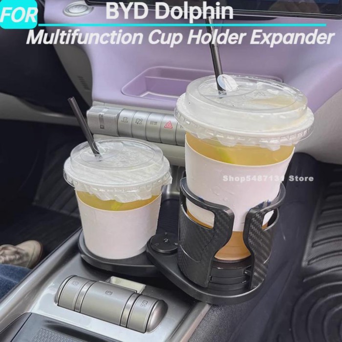 360 Rotating Car Cup Holder Multifunction Cup Holder Expander Car Cup Mount Mobile Phone Holder for