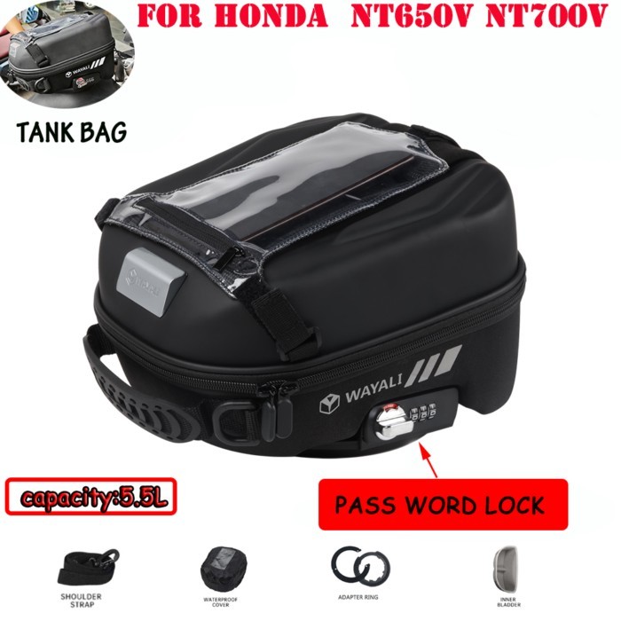 Motorcycle Tank Bag For HONDA NT650V Deauville NT700V NT650 NT 650 700 V 650V 700V Waterproof Tank