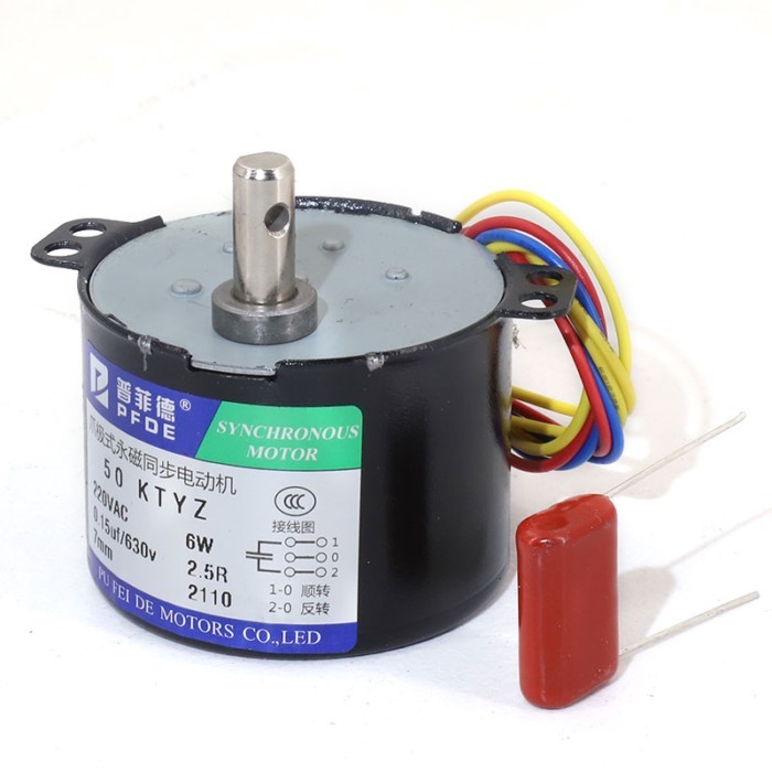 50KTYZ Permanent Magnet Synchronous Motor High Torque 220V AC Motor Forward And Reverse Controllabl