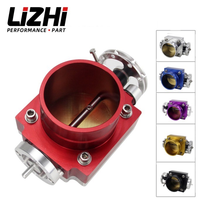 LIZHI RACING - NEW 65MM THROTTLE BODY PERFORMANCE INTAKE MANIFOLD BILLET ALUMINUM HIGH FLOW LZ6965