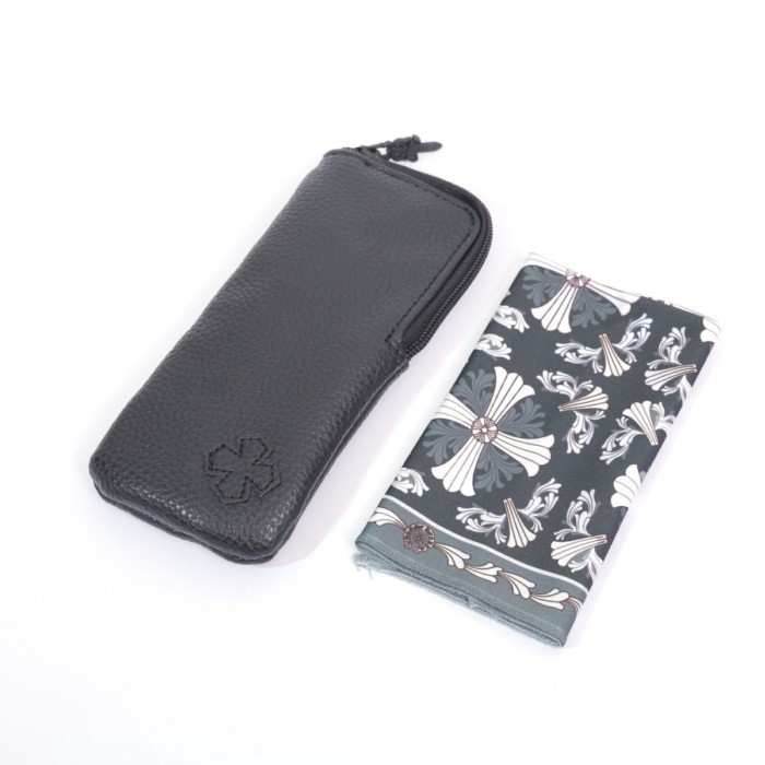 Chrome Hearts Chrome Glasses Case กระเป๋าหนัง แว่นกันแดด
