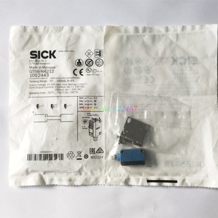 1PC Sick Miniature Photoelectric Sensors GTB6-P4211 GTB6-P4212 GTB6-N4211 GTB6-N4212 New Original