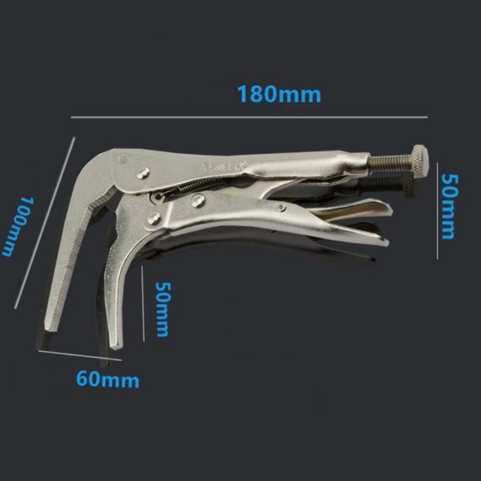90 Elbow Locking Pliers Crimping Steel Vise Pliers Wrench