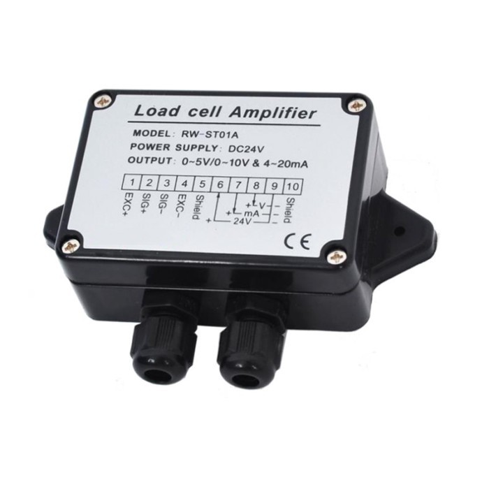 RW-ST01A Weighing Force Sensor Transmitter 0-5V 0-10V 4-20mA Signal Amplifier