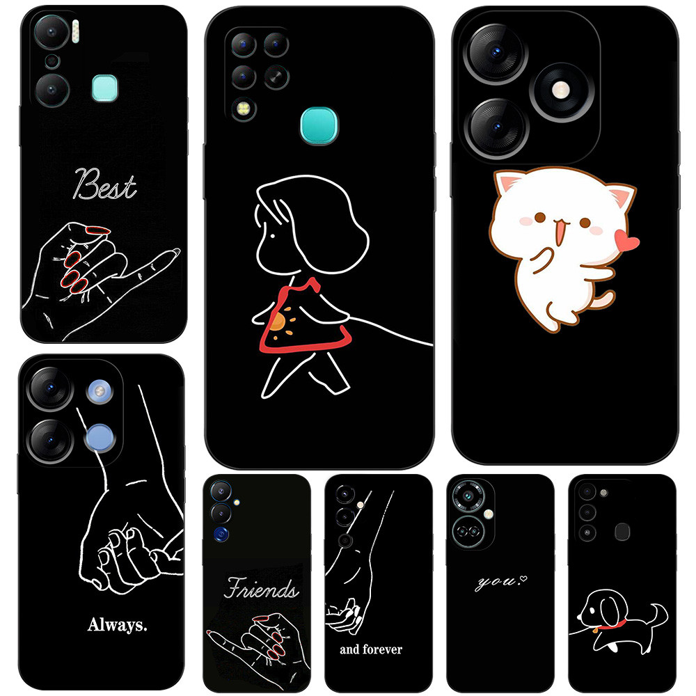 สําหรับ TECNO POVA NEO 2 NEO 5G LE6J 4 PRO LG8N ฝาครอบโทรศัพท์เสมอและ Forever เพื่อนที่ดีที่สุด