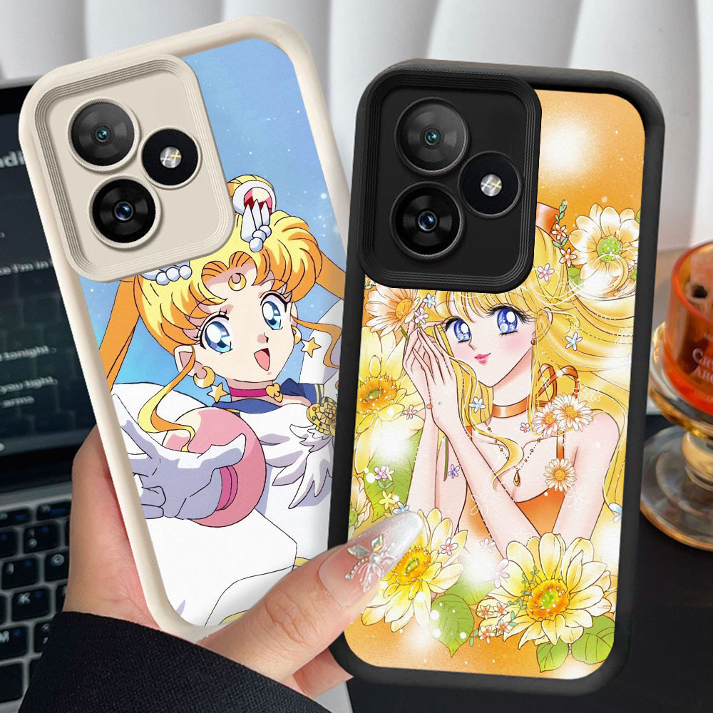 เคสป้องกันสําหรับ Xiaomi POCO F6 F5 Redmi Turbo 3 13 X5 13X 5G กรณี NR27 เซเลอร์มูน