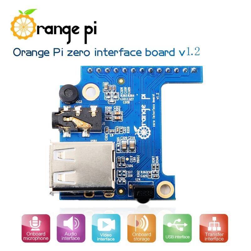 TA Orange Pi Zero Expansion Board 2 USB 2.0 การ์ดขยายพิเศษสําหรับ Orange Pi Zero 2 / Orange Pi Zero 