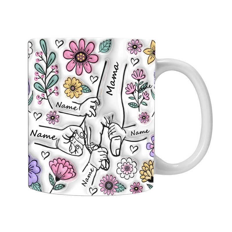 วันแม่ Name แก้วกาแฟชื่อ M ug Tea Water YohldOrs Hold Hands