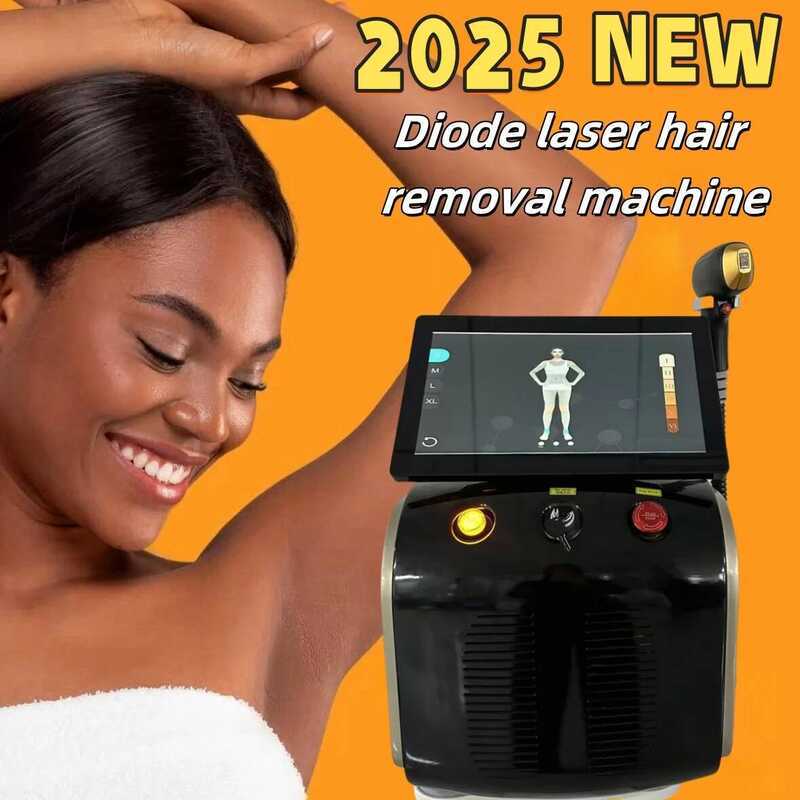 2025 ที่มีประสิทธิภาพ 3000W Alexandrite Ice Platinum เครื่องกําจัดขน Professional Diode Laser hine ก