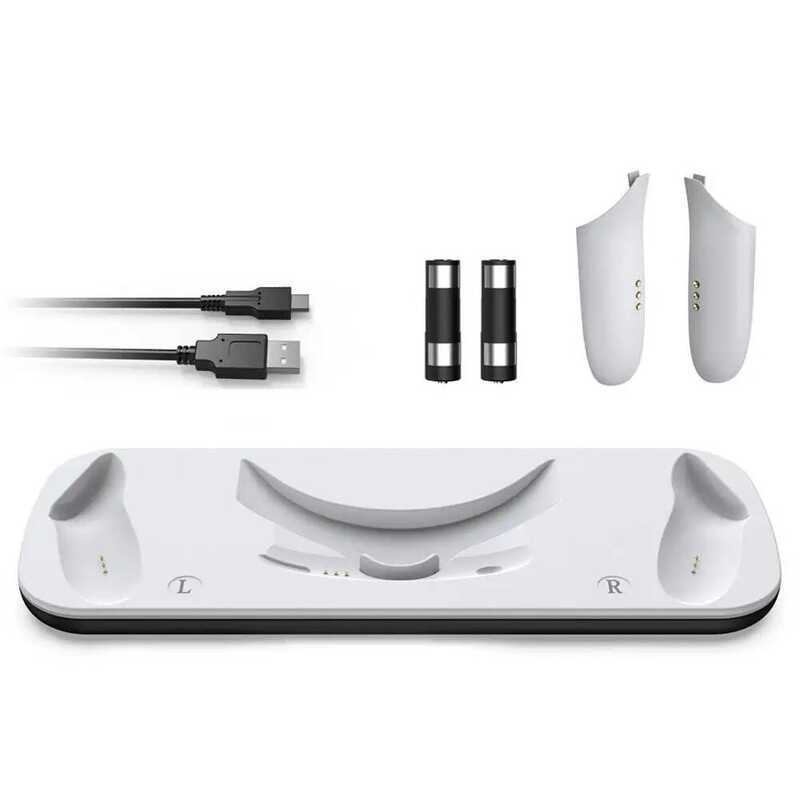 อะแดปเตอร์ไร้สายสําหรับ Meta/Oculus 3 VR อุปกรณ์เสริมชุดหมวกกันน็อคฐานชาร์จอย่างรวดเร็วสถานีชาร์จ