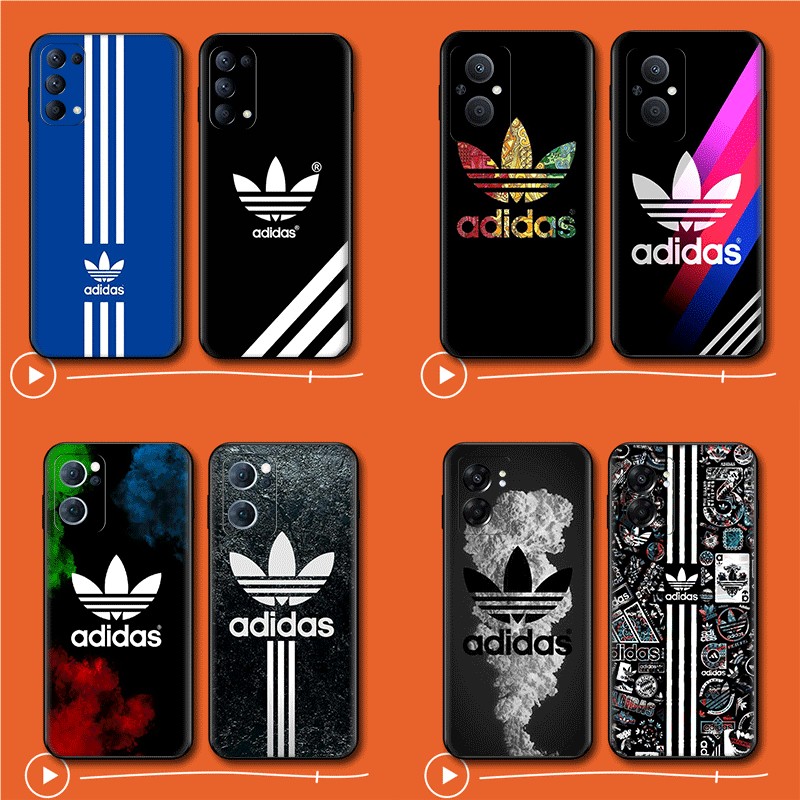 K9 adidas แฟชั่นแบรนด์สําหรับ OPPO A57E A58 A58X A59F1s A60 A74 A76 A77F3 A78 A16 A16S A16k A16E ควา