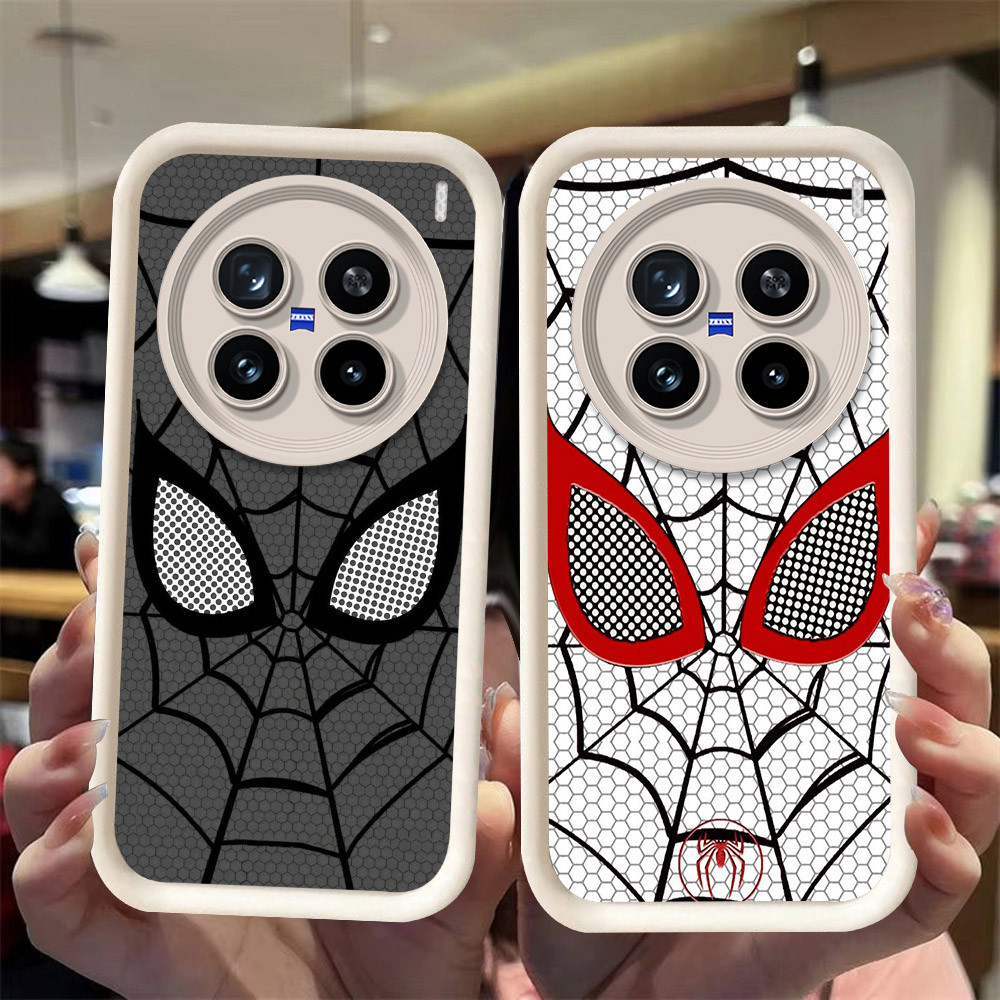 J-39 Spider-man ดำขาวชมพูเคสโทรศัพท์หรับ VIVO X200 Pro
