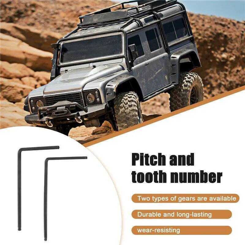 Wott-10Pcs เฟืองปีกนก 32P 5มม. 13T 15T เหล็ก สำหรับ Trx4 Rc4wd/D90 D110 Axial Scx10 90046@