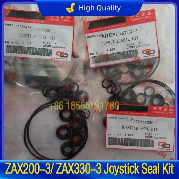 EX200-5 ZAX330-3 ZAX200LC-3 ZAX200-3 Joystick Seal Kit for Hitachi  Excavator Pilot Valve Repair Ki