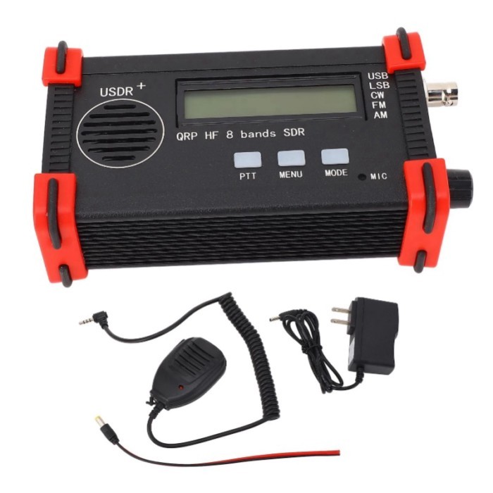 8 Band Radio Transceiver Shortwave USDX USDR HF QRP SSB CW SDR Transceiver AM FM Full Mode Shortwav